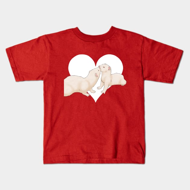 Kissy kissy beano Kids T-Shirt by FerretMerch